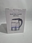 Electric Kettle Glass Cordless Fast Boil Auto Shut Off 1000-1200WATT 1.8L Open. Price: $19.87.