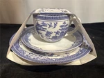 Creative Tops Fine China Blue Willow Afternoon Tea Set Plate Cup Saucer Unused New. Price: $19.99.