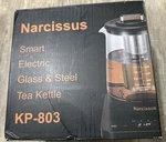 Narcissus 1.8L Glass Electric Kettle, Temp Control 5 1200W Fast Boil, Black New. Price: $69.99.