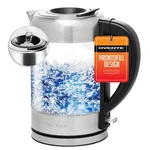 Electric Kettle 1,7L Borosilicate Glass 1500W Instant Water Heater Silver New. Price: $55.71.