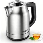 Electric With Temperature Control, 1.7L 1500W Stainless Steel Tea Kettle, New. Price: $86.54.