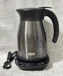 Dash Insulated Electric Hot Water Kettle, Black Stainless Steel 1.7L Used. Price: $59.99.