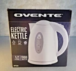 Ovente KP72W 1.7L Cordless Electric Kettle - White Open. Price: $14.85.