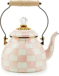 Mackenzie-childs Enamel Tea Kettle, Cute Kitchen For Stovetop, 2-QUART New. Price: $246.43.
