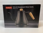 Bodum Melior Gooseneck Electric Kettle 27OZ Matte Black Stainless Steel New. Price: $24.99.