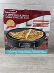 Brentwood 12-IN. Electric Nonstick Crepe Maker & Griddle With Spatula Spreader New. Price: $22.99.
