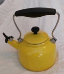 Chantal Vintage Yellow 1.7-QUART Enamel-on-steel Teakettle Used. Price: $24.97.
