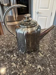 Calphalon Stainless Steel Tea Kettle, Hot Water Pot Qt #4302 W/glass Lid-vguc Used. Price: $29.99.