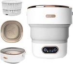 Portable Washing MACHINE,15L Collapsible Mini Washer With 3 Cleaning Modes Drain New. Price: $107.99.
