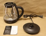 Chefman 1L Electric Glass Kettle Tea Infuser Led Lights Open Box. Price: $25.99.