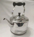Bonjour Tea Kettle 2QT/8C Stovetop Silver Stainless Steel Gooseneck Spout 53087 Used. Price: $31.41.