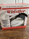 Gemco The Whistler Glass Teapot Kettle 10 Cup Almond Handle Stove Top Usa New. Price: $35.00.