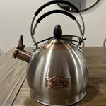 Luxgrace 2.6 Quart Whistling Tea Kettle Stainless Steel New. Price: $32.99.