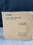 Electric Tea Kettle, 9 Temperature Control Presets Glass 1200W Pot Open. Price: $47.99.