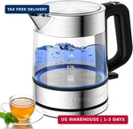 Luukmonde Electric Kettle, 1L 1500W, Small Glass Tea Hot Water Boiler Wi New. Price: $55.33.