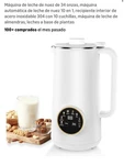 10 Nut Milk Maker Soy Blender Hot Cold Juice Machine Healthy Kitchen New. Price: $46.08.