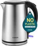 Cosori Electric Kettle, Cool-touch Double Wall Stainless Steel Insulated, Shut New. Price: $49.79.