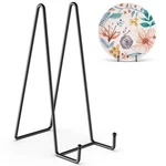3 Pack 12 Inch Plate Stands For Picture - Vinyl Table Top Display, De... New. Price: $36.05.