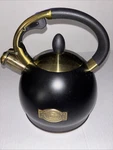 Luxgrace Stove Top Whistling Tea Kettle Stainless Steel 2.6 Quart Black Used. Price: $24.95.