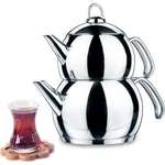 Korkmaz Tombik Tea Pot Set Is Perfect Quality, Stainless Steel, Good Size Tur... New. Price: $69.87.
