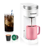 Chulux Single Serve Coffee Maker For Pod, One Cup Slim, Pearl White New. Price: $77.50.