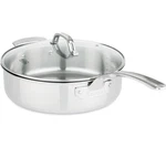 Viking 3-PLY Stainless Steel Saute Pan Mirror Finish With Glass Lid 5.25 Qt Nwt New. Price: $110.00.