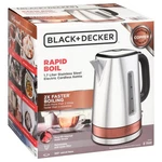 Black + Decker KE3100C 1.7L Rapid Boil Stainless Steel Electric Cordless Kettle New. Price: $59.99.