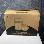 Water Distiller Purifier Machine Countertop Stainless Steel Vivohome 4L 750W New. Price: $74.99.