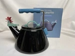 Michael Graves Ferris Wheel Whistling Tea Pot Kettle Black No Damage W/ Box Used. Price: $76.00.