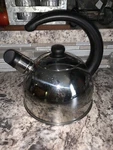 Tramontina 1QT. 18/10 Stainless Steel Teapot Kettle Made Brazil Used. Price: $19.49.