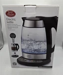 Remy Olivier Cuisine Electric Kettle, New 1.7L Open. Price: $59.00.