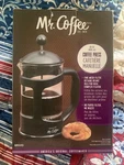 Mr. Coffee Brivio PRESS-28 Oz. Glass With Fine Mesh Filter & Scoop New. Price: $11.95.