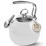 Chantal Classic Teakettle, 1.8 Qt, Enamel Steel, 2-TONE Harmonica Whistle, Ra New. Price: $279.92.