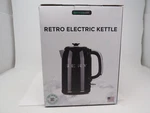 Servappetit Black Retro Style Corded Electric Water Kettle 1.7L Teapot New. Price: $9.99.