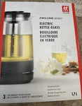 Zwilling Enfinigy Glass Kettle 1.7L New. Price: $129.00.