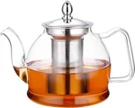 1000ML Stovetop Safe Glass Teapot With Removable Infuser, Modern Design New. Price: $42.35.