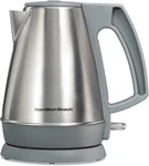 Hamilton Beach Liter Electric Kettle, Water Boiler & Heater, Fast 1500 Watts, New. Price: $37.49.