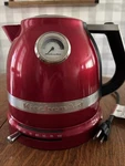 Kitchenaid KEK1522CA Tea Kettle Candy Apple Red Electric Speedy Heat Pristine Used. Price: $124.52.