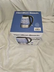 Hamilton Beach Glass Electric Tea Kettle Water Boiler Liter 1500 Watts 40930 New. Price: $49.54.
