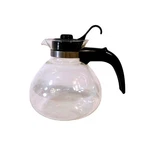 Medelco Whistling Glass Tea Kettle 12 Cup Clear Borosilicate Stovetop Pot Used. Price: $18.00.