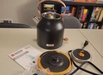 Haden Heritage 75041 1.7L Stainless Steel Electric Cordless Kettle Open. Price: $45.00.