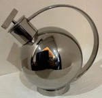 Officina Alessi Bauhaus Cocktail Shaker Sylvia Stave Inox Stainless Steel Italy Used. Price: $369.99.