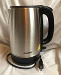 Comfee 1.7L Stainless Steel Electric Kettle New. Price: $18.00.