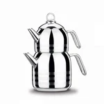 Korkmaz A091 Mega Teapot 4 Parts With Warranty Stainless Steel Induction ... New. Price: $79.87.