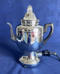 Vtg 50'S Electric Farberware Coffee Pot Percolator Cord Model #208 Art Deco Used. Price: $57.50.