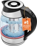 Chefman Electric Kettle With Temperature Control, 5 Presets Led Indicator Lights New. Price: $45.51.
