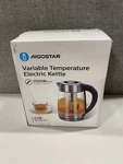 Aigostar Electric Kettle, Tea With Temperature Control And Infuser New. Price: $19.99.