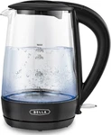 1.7 Liter Glass Electric Kettle, Quickly Boil Cups Of Water 6-7 Minutes, New. Price: $42.99.