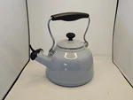 Chantal Classic Gray Graphite Color Enamel On Steel Kettle Teapot Whistling Used. Price: $34.50.