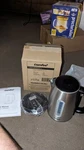 Comfee' Stainless Steel Cordless Electric Kettle. 1500W Fast Boil With Led New. Price: $45.99.
